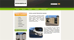 Desktop Screenshot of beton-kerites.hu