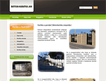 Tablet Screenshot of beton-kerites.hu